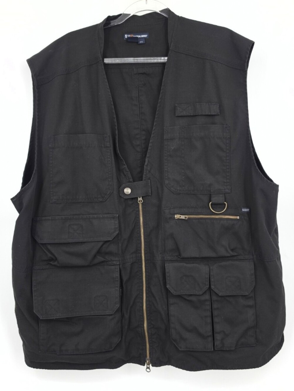 5.11 Tactical Taclite Pro Vest Utility Pockets Zip Front 3XL Black